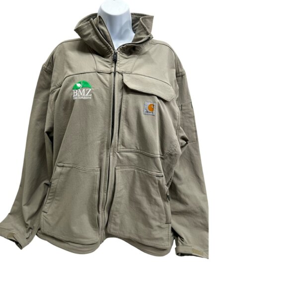 VTG Carhartt XL Rain Defender Jacket Super Dux  Relaxed Light Gray3rd Party( 92) - Picture 6 of 7